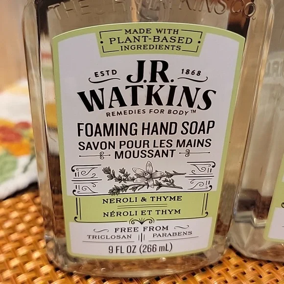 J.R. Watkins Foaming Hand Soap 2-Pack Neroli & Thyme - Picture 2 of 3